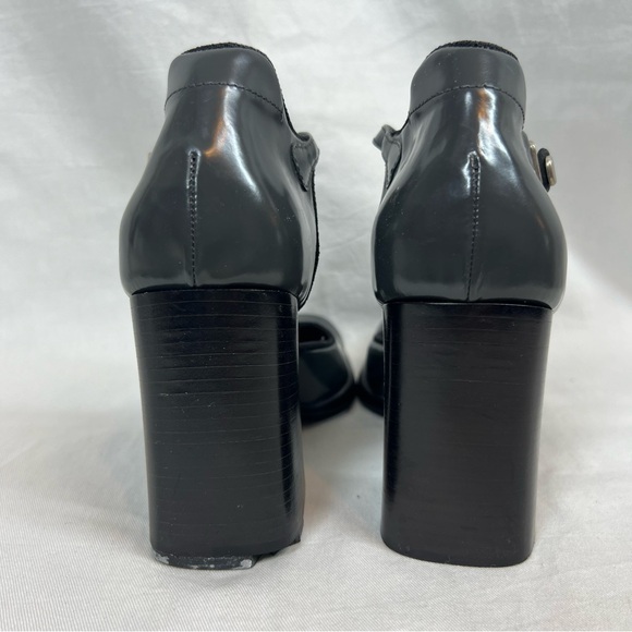 Vintage 90s Prada patent leather Mary Jane heels square toe ankle strap - Picture 3 of 11